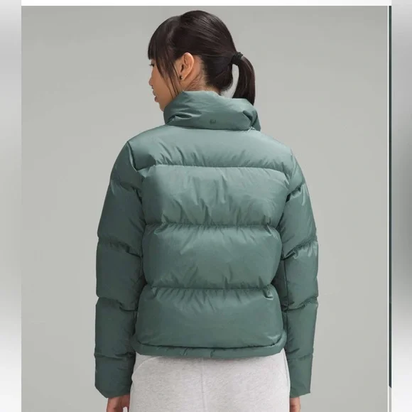 NWT Wunder Puff Cropped Jacket / Medium Forect - Picture 5 of 8